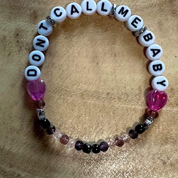5 for $20 Taylor Swift Handmade Friendship Beaded Bracelet
“Don’t Call Me Baby” - Picture 1 of 1